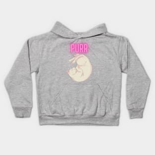 Sleeping cute cat Kids Hoodie